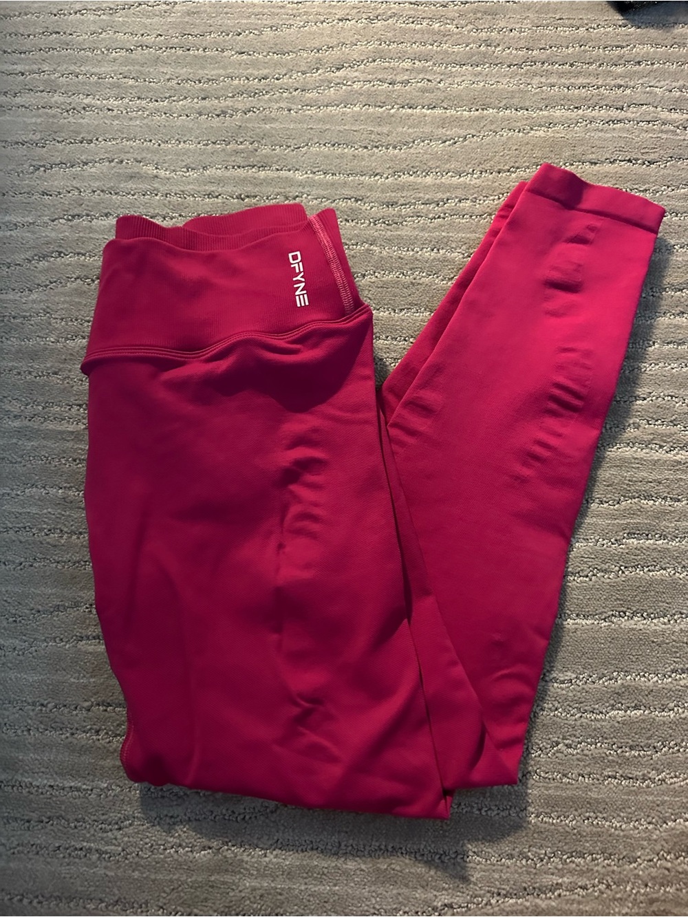 DFYNE Crossover Pink Leggings